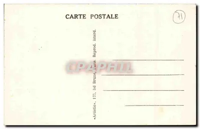 ETANG-sur-ARROUX (S.-et-L.) — Jaskinia — Goudard, wyd. 6-37 — Rewers
