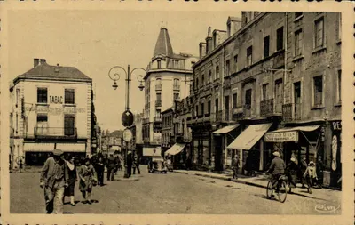 Montceau-les-Mines — Praça da Estação — Éditeur Dim