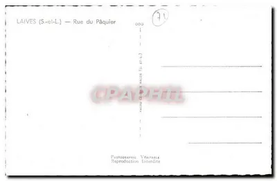 Laives (S.-et-L.) — Rue du Pâquier — Foto Céline Macon — Rewers