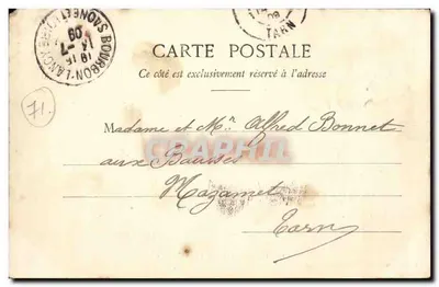 Bourbon-Lancy - A Chaumière — Perreau-Mandrillou, editor, Bourbon-Lancy — Verso