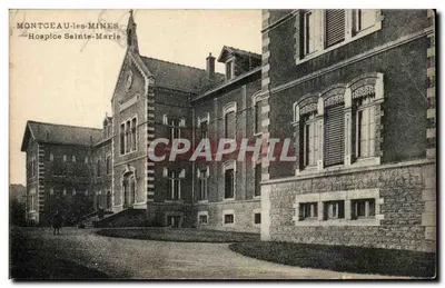 Montceau-les-Mines — Hospice Sainte-Marie — editor não identificado, número de série não visível