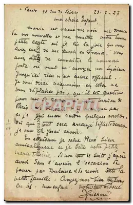 Montceau-les-Mines — Hospice Sainte-Marie — editor não identificado, número de série não visível — Verso