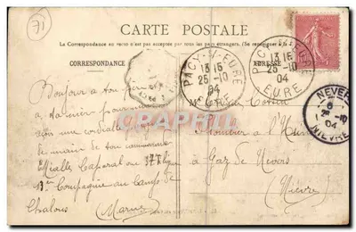 Artyleria na Camp de Châlons — Librairie Militaire Guérin, Mourmelon — n°44 — Rewers
