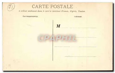Macon — Hotel de Ville — editor MAC — Verso