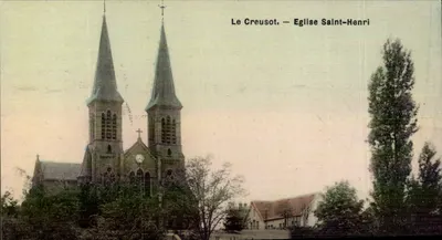 Le Creusot — Igreja de São Henrique — editor não identificado