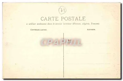 Macon — Dom z drewna — X. Chapuis Couvreur — Rewers