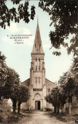 St-Symphorien-de-Marmagne — A Igreja — Chahin, n°6