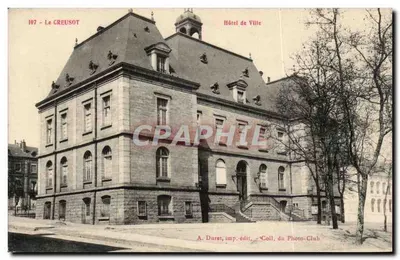 Le Creusot — Hotel de Ville — A. Duret, imp.-édit. - Coll. du Photo-Club