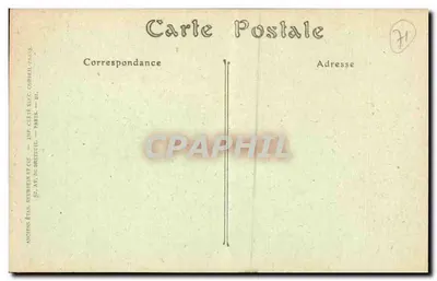 Castelo de SOMMANT (Saône-et-Loire) — vista geral — editor J. Autin, n° 122 — Verso