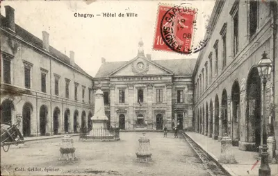 Chagny — Hotel de Ville — Coll. Grillot, vendedores de especiarias
