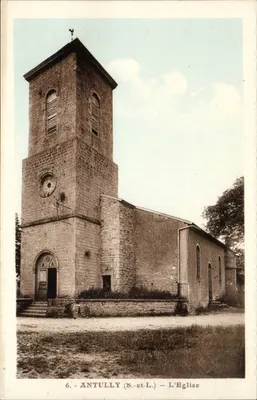 Antully (S.-et-L.) — A Igreja — Rebougey & Quin