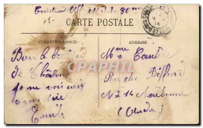 Chalon-sur-Saône — Le Marché de la Place de Beaune — LL. n°40 — Verso