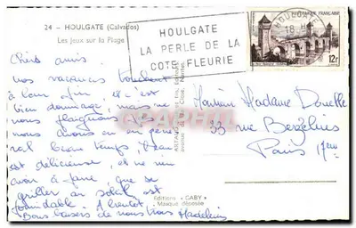 Houlgate (Calvados) — I Giochi sulla Spiaggia — Edizioni Caby — Verso
