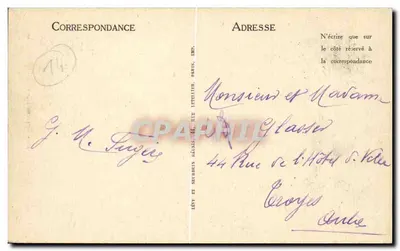 Lisieux — Stare domy ulicy aux Fèvres — LL — Rewers