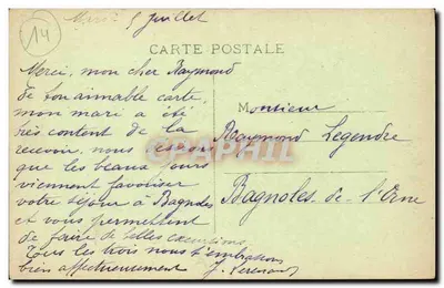 Isigny — Pomnik Emile-Demagny — Renouf, wydawca — Rewers