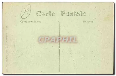 Honfleur — A Lieulenance (antigas fortificações) — Imp. Piot, Paris — Verso