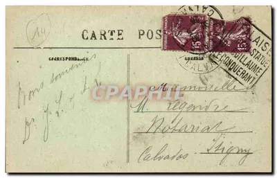 Entornos de FALAISE — El Lavadero de Marie Joly — C. Jeanne, edit. fot. Falaise — Reverso