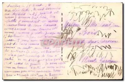 Asnelles-la-Belle-Plage — Digue przy pełnej mierze — L.L. — Rewers