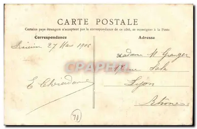Lisieux (Calvados) - Rue du Pont-Mortain — B.F., Parijs, n°9 — Achterkant