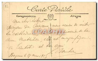 Bayeux — La Cattedrale — La Nave — LL — Verso