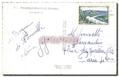 Trouville-Deauville — Widok ogólny — Wydawnictwo Gaby — Rewers