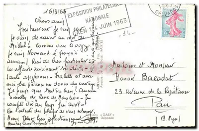 Deauville — Vista panorámica — Éditions Gaby — Reverso