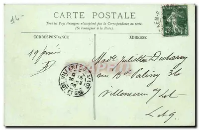 Caen — Plac Świętego Szczepana — LL. n°143 — Rewers