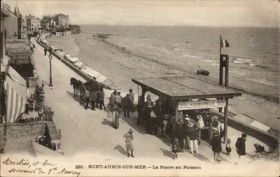 Saint-Aubin-sur-Mer — A Pedra do Peixe — H. Quiquemelle