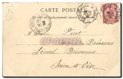 Saint-Aubin-sur-Mer — A Pedra do Peixe — H. Quiquemelle — Verso