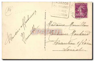 St-AUBIN - Villas na Digue — 108 — Stowarzyszenie Sztuki Fotomechanicznej — Rewers