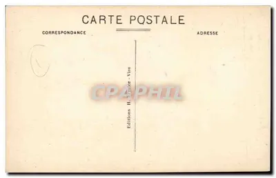 Vire - Stara ulica przy rzeczce — Henri Ermice, n°9 — Rewers