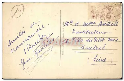 Saint-Aubin — O Casino — Edição Dégé de la Diger — Verso