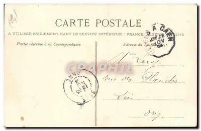 Thury-Harcourt — A Moinha da Estação — C.P.A. n°7 — Verso