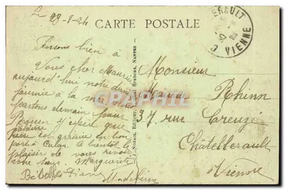 Luc-sur-Mer (Calvados) — Brzeg przy pełni — Wyd. du Petit Paradis n°22 — Rewers