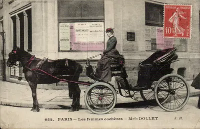 Paris — As mulheres cochères — Melle DOLLET — J.H. — n°652
