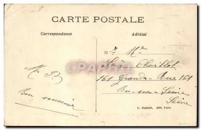 PARIS-Moderne — As mulheres cocheiras — À procura de um bom cliente — C. Malcult, editor, Paris — Verso