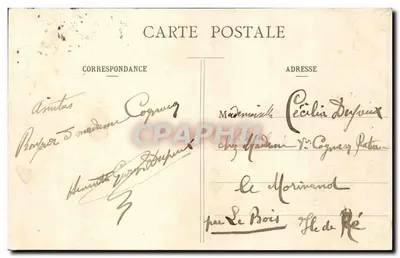 Parigi - Ferrovia degli Invalidi — editore G.B. Mathey, n° 576 — Verso