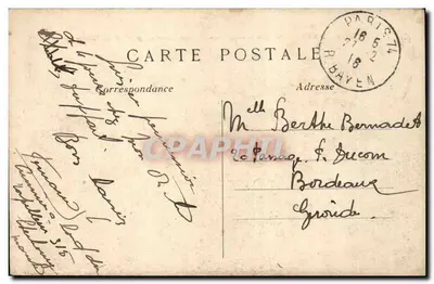 Paris — Cảnh tổng quan về hệ thống đường sắt đô thị tại vòng xoay Villette — G.M. n°452 — Mặt sau