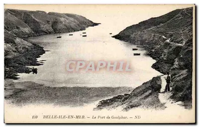 Belle-Île-en-Mer — O Porto de Goulphar — Imp. Lesty et Reculdes, Paris