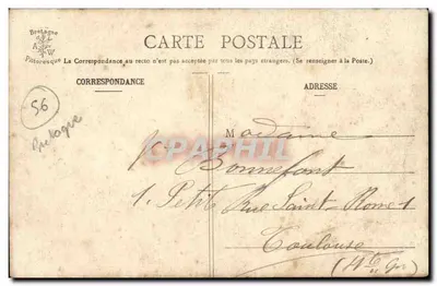 Trajes de Mulheres e Meninas de Kernascleden (Morbihan) — Coleção A. Waron, St-Brieuc — Verso