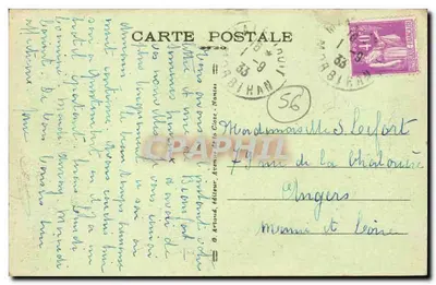 Malestroit — A Digue — editor F. Bayou, n°52 — Verso
