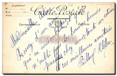 Lorient — Widok w Portowym Portowym — LL. — Rewers