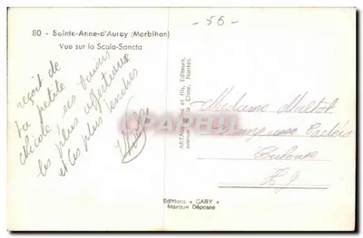 Sainte-Anne-d'Auray (Morbihan) — Widok na Scala-Sancta — Wydawnictwo Gaby — Rewers