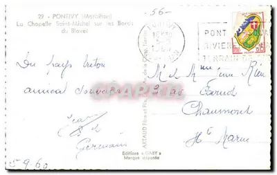 Kaplica św. Michała na brzegach Blavet — Pontivy (Morbihan) — Wydawnictwo Gaby — Rewers