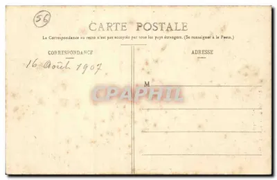 Sainte-Anne-d'Auray — A Basílica — Coleção David, Vannes, n°711 — Verso