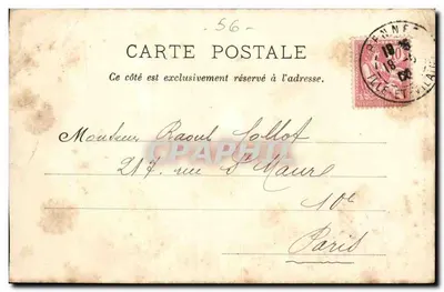 Dziewczyny z Lorient i Vannes — Révélateur Cristellos, nr 56 — Rewers