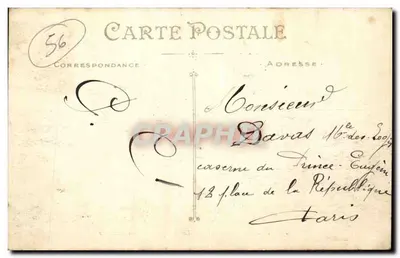 VANNES (Morbihan) — Os Muros e a Catedral — Artaud e Nozais, Nantes 178 — Verso