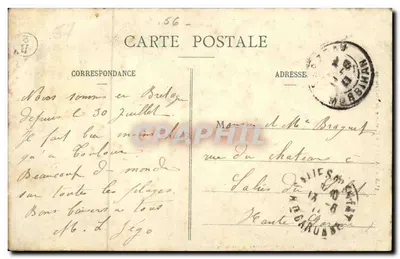 VANNES - Corrums de St-Peterse — Coleção H. Laurent, Paris-Léon — Verso