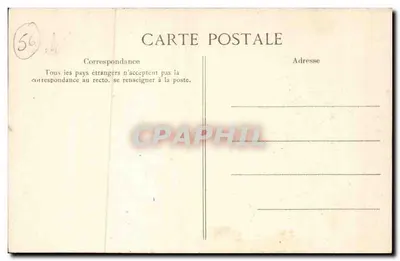 VANNES — Het Stadhuis — Collectie H. Laurent Port-Lonie — Achterkant