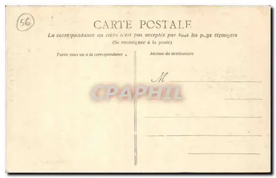 Święty Cornely i jego byki — Carnac — wydawca nieznany, nr seryjny 56 — Rewers